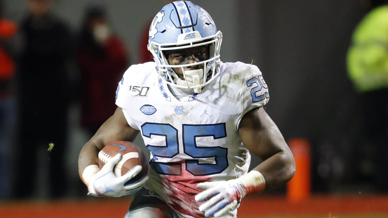 UNC running back Javonte Williams selected by the Denver Broncos