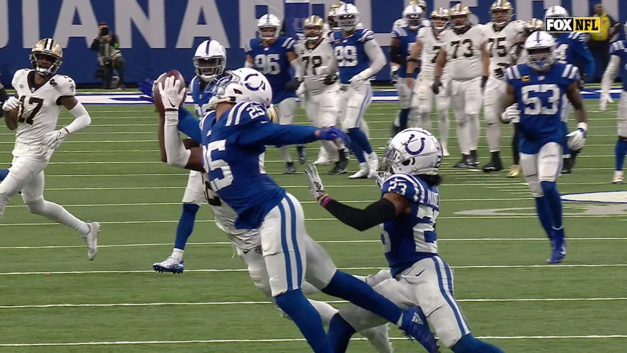 New Orleans Saints wide receiver Rashid Shaheed snags 44-yard reception ...