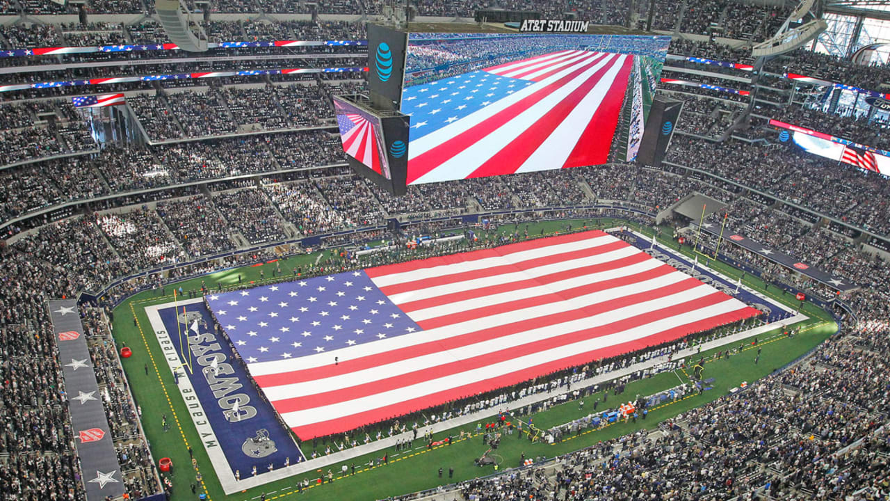 Photos: Salute to our heroes! Dallas Cowboys honor service members at AT&T  Stadium