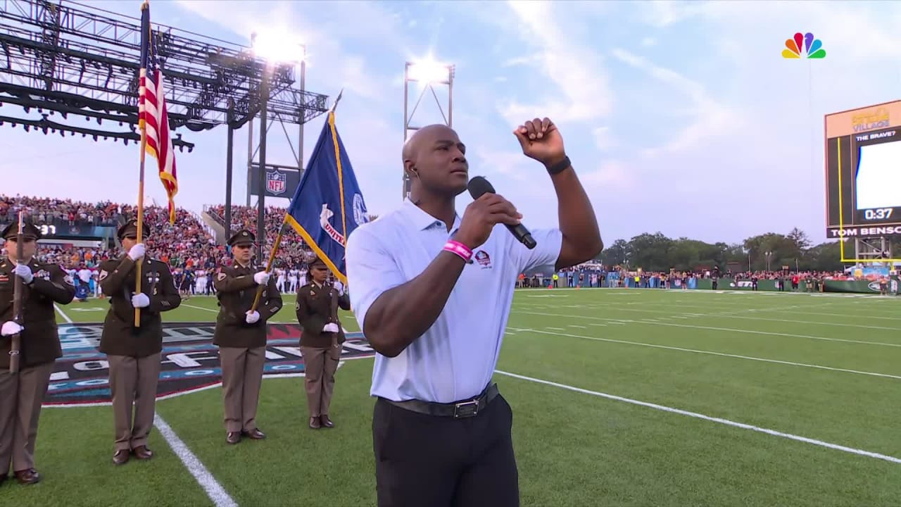 The history of singing the national anthem before NFL games