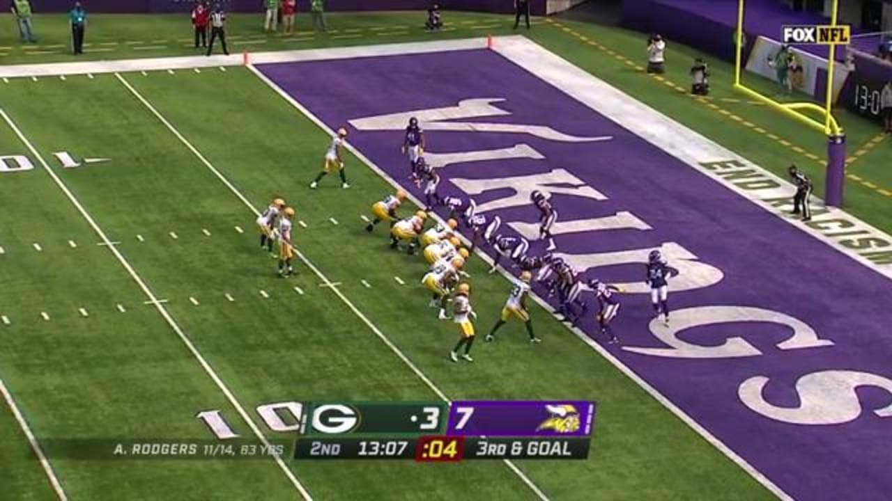 Vikings' Defense Stuffs The Packers With Goal-Line Stand