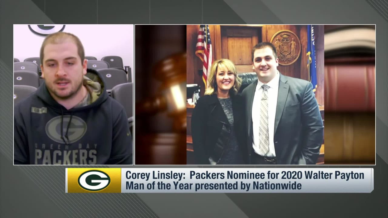 Corey Linsley is Packers' nominee for Walter Payton NFL Man of the