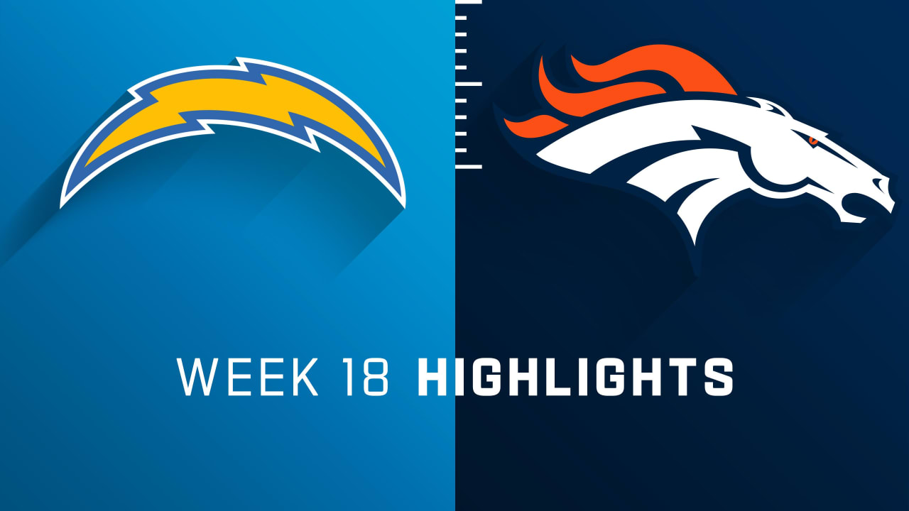 broncos vs chargers today