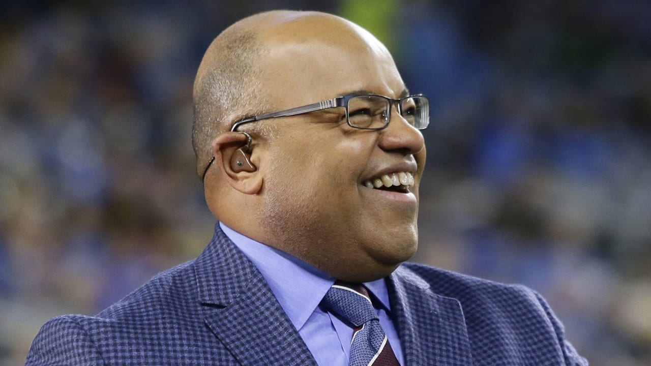 Mike Tirico starts his career as the voice of NBC SNF tonight