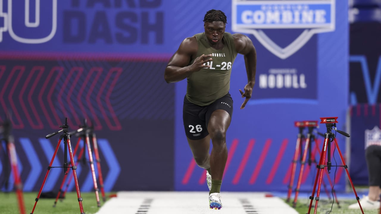 Defensive end YaYa Diaby runs official 4.51second 40yard dash at 2023