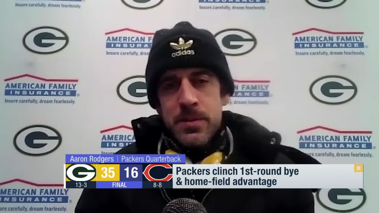 Green Bay Packers QB Aaron Rodgers head coach Matt LaFleur react to ...