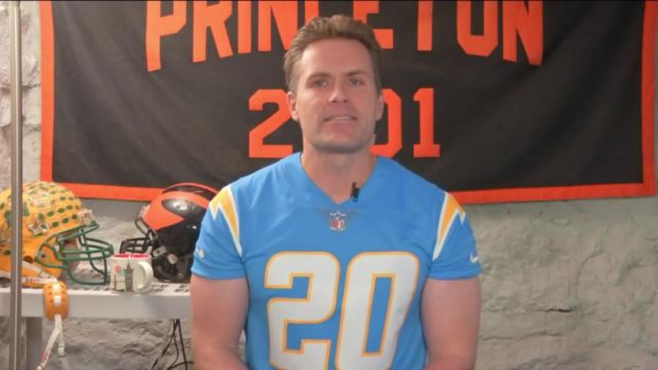 Chargers unveil new uniforms, numbered helmet