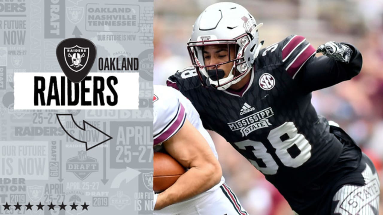 Oakland Raiders select Mississippi State safety Johnathan Abram No. 27
