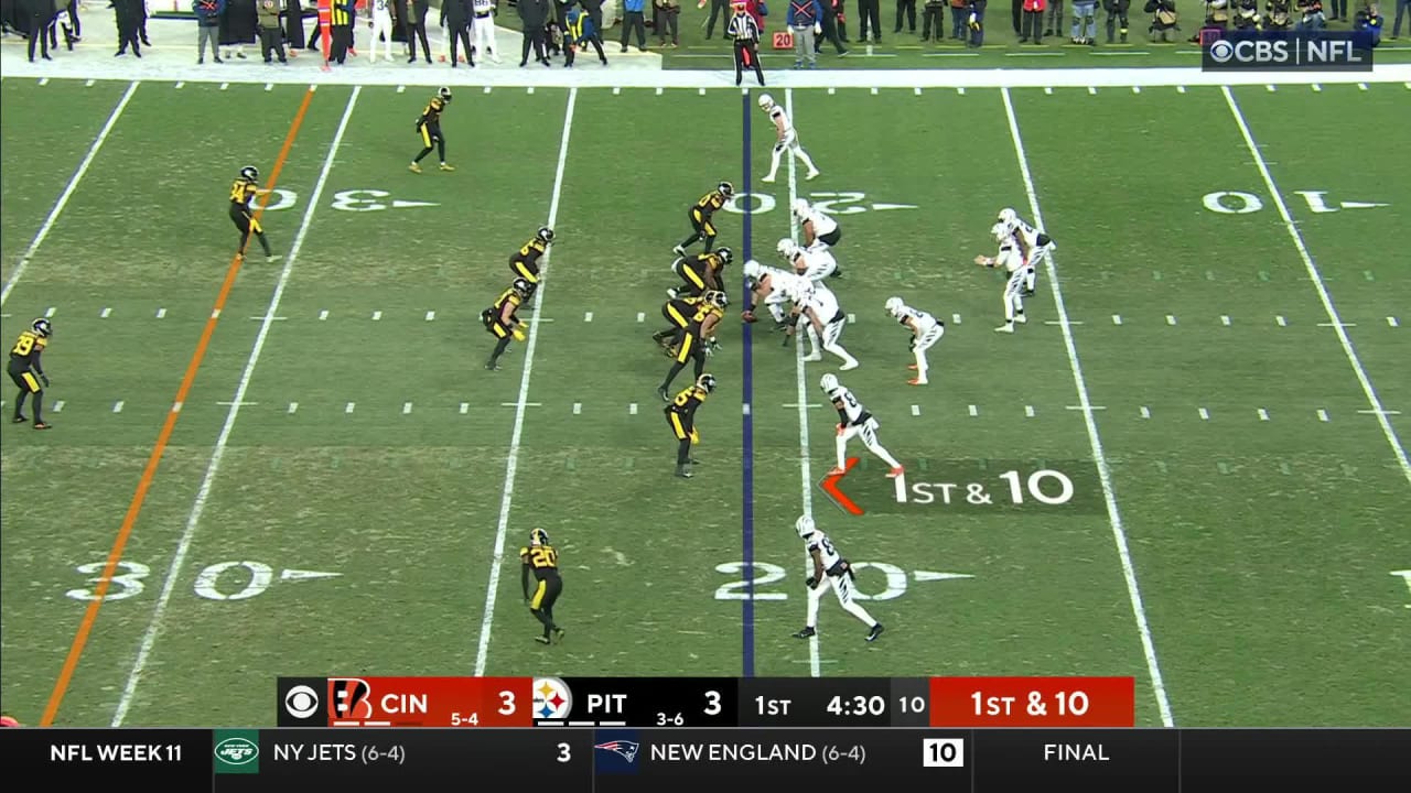 Pittsburgh Steelers defensive tackle Cam Heyward's TFL on Cincinnati ...