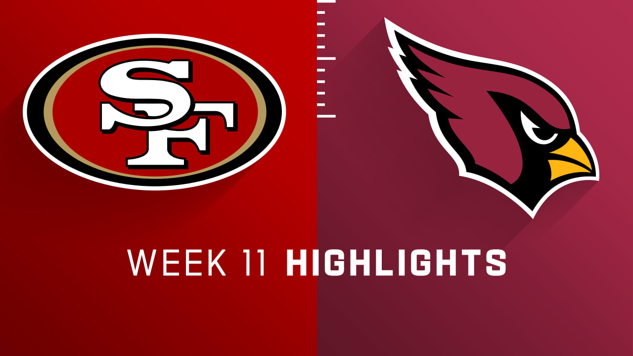 San Francisco 49ers vs. Arizona Cardinals highlights | Week 11