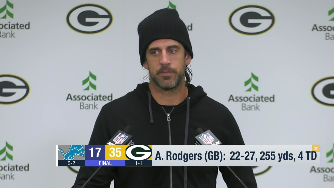 Aaron Rodgers in Thursday night's game (credit Sappygilmore) : r/funny