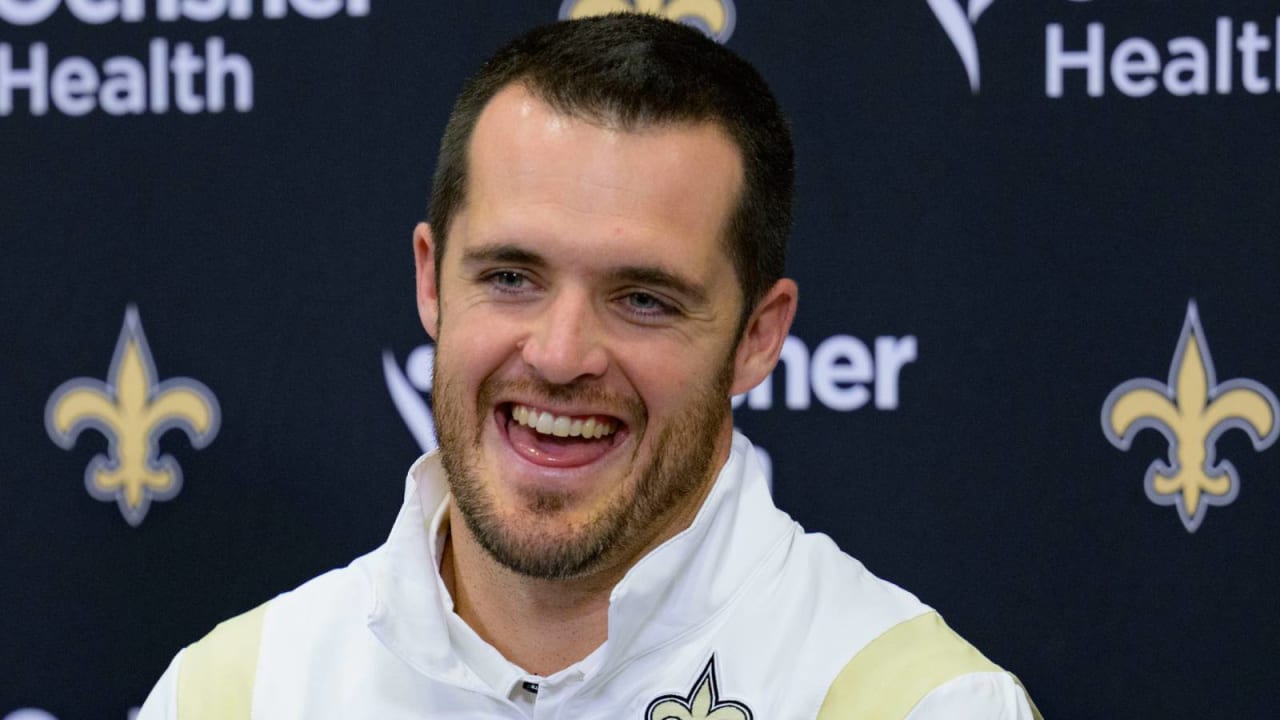 Newly signed QB Derek Carr excited to lead 'explosive' Saints offense