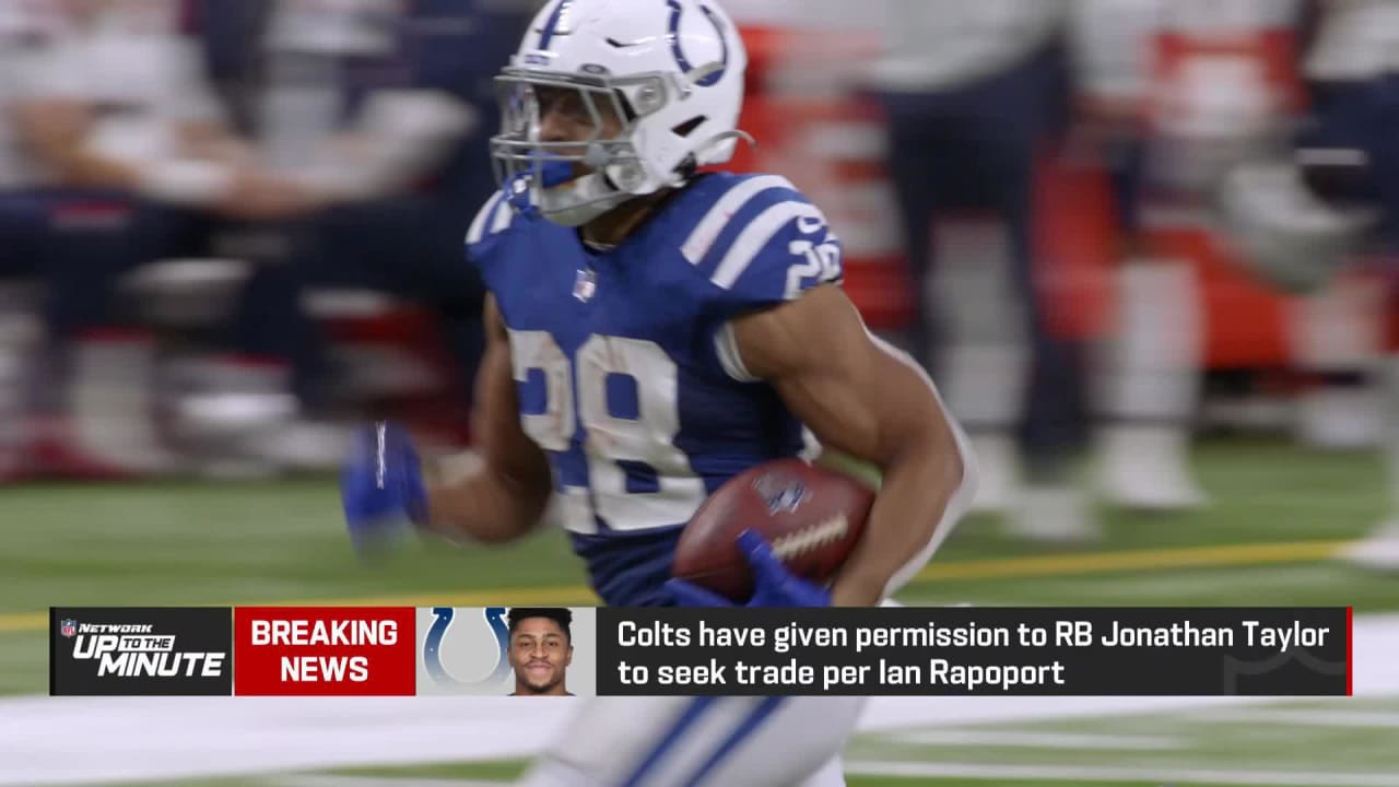 Indianapolis Colts have given permission to running back Jonathan Taylor to  seek trade