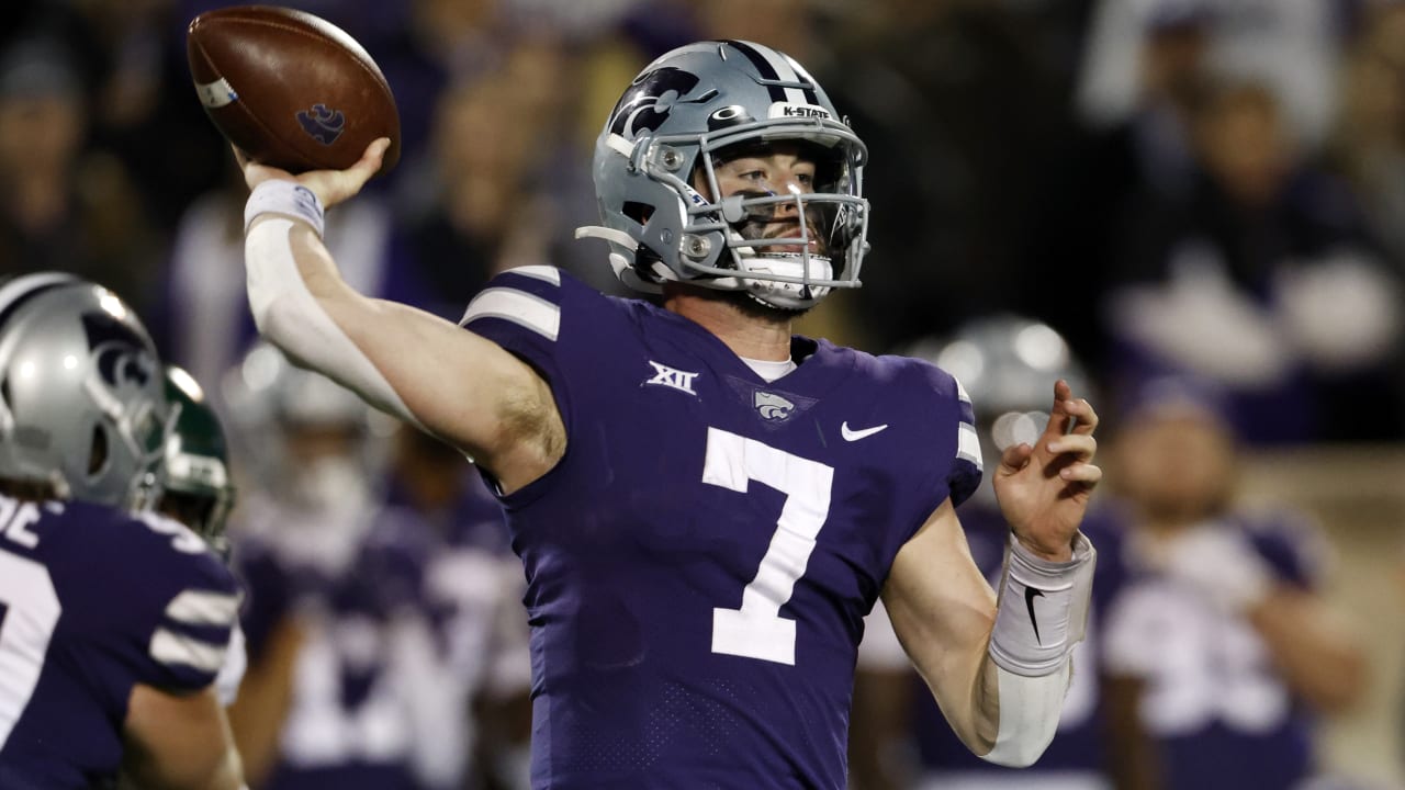 Miami Dolphins select Kansas State Wildcats quarterback Skylar Thompson  with No. 247 pick in 2022 NFL Draft