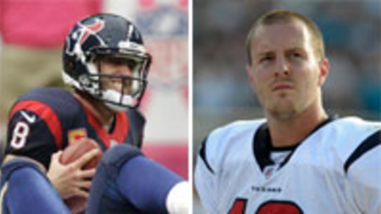 T.J. Yates replaces injured Matt Schaub, throws a pick-six of his own for  reeling Texans - Sports Illustrated