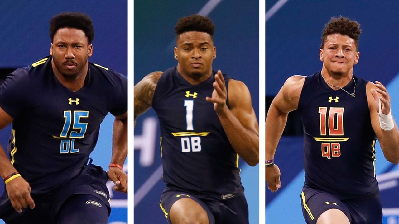 Combine notes: Myles Garrett's impact, intriguing RBs, more