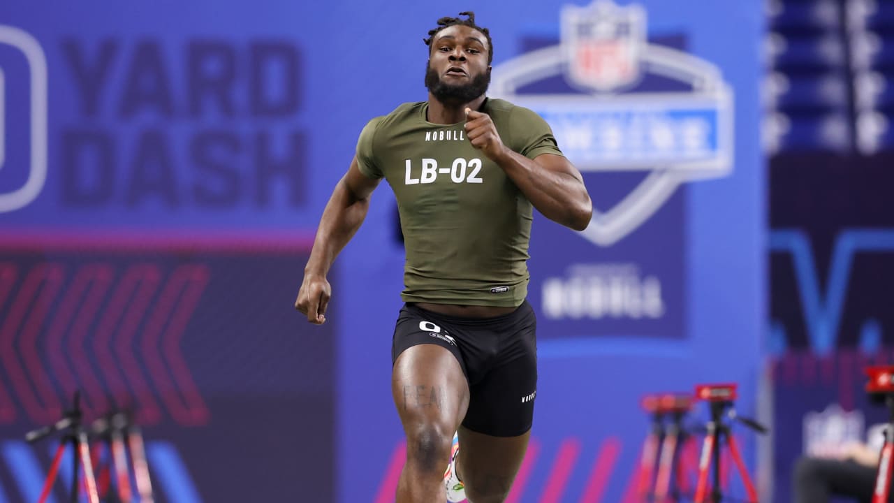 EDGE Will Anderson Jr. runs 4.60second 40yard dash at the 2023 NFL