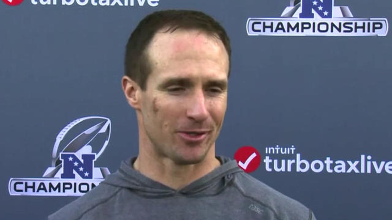 New Orleans Saints Qb Drew Brees Addresses The Media Ahead Of Nfc