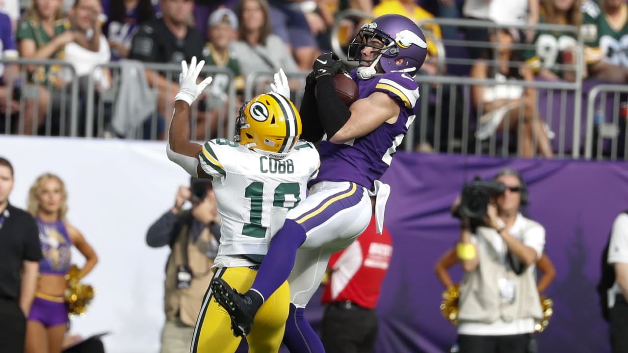 Wonnum the game! Minnesota Vikings defensive end D.J. Wonnum ices the  victory with a strip-sack of Green Bay Packers quarterback Aaron Rodgers