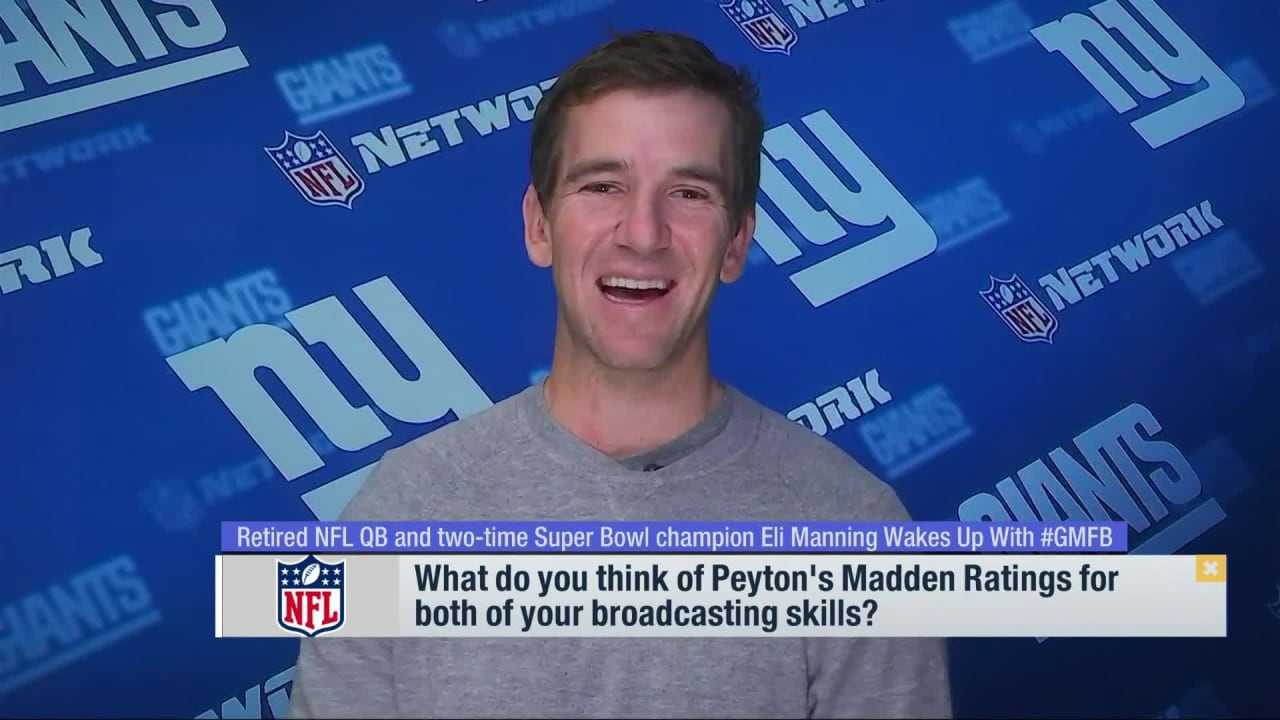 Eli discusses The Eli Manning Show, Walter Payton Man of the Year &  ManningCast on GMFB