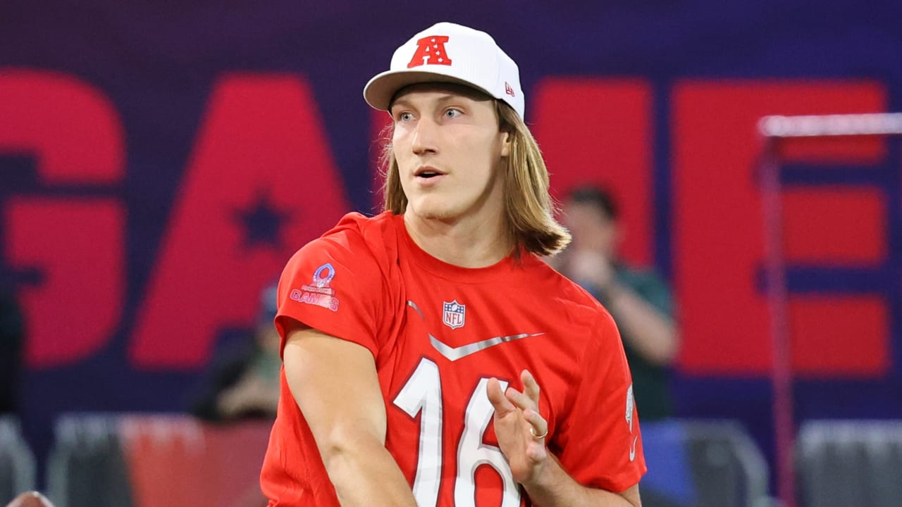 Trevor Lawrence's first round of Precision Passing challenge Pro