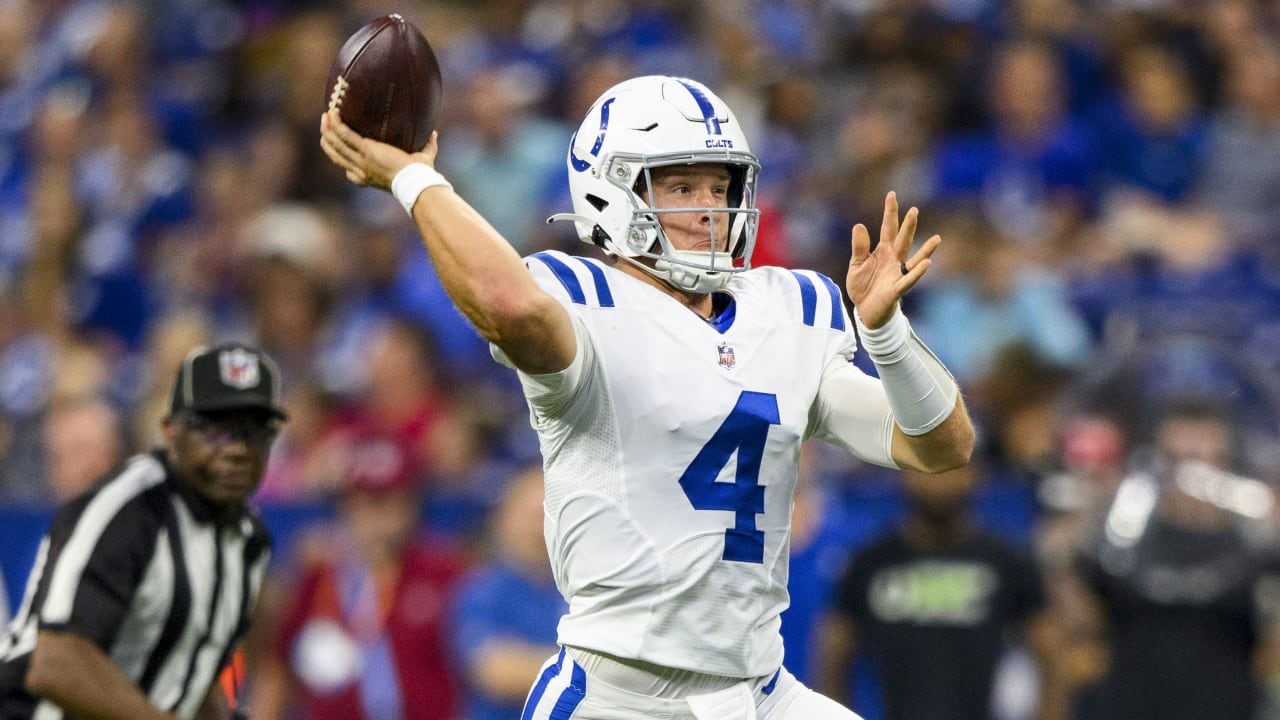 Indianapolis Colts quarterback Sam Ehlinger's perfect touch pass finds ...