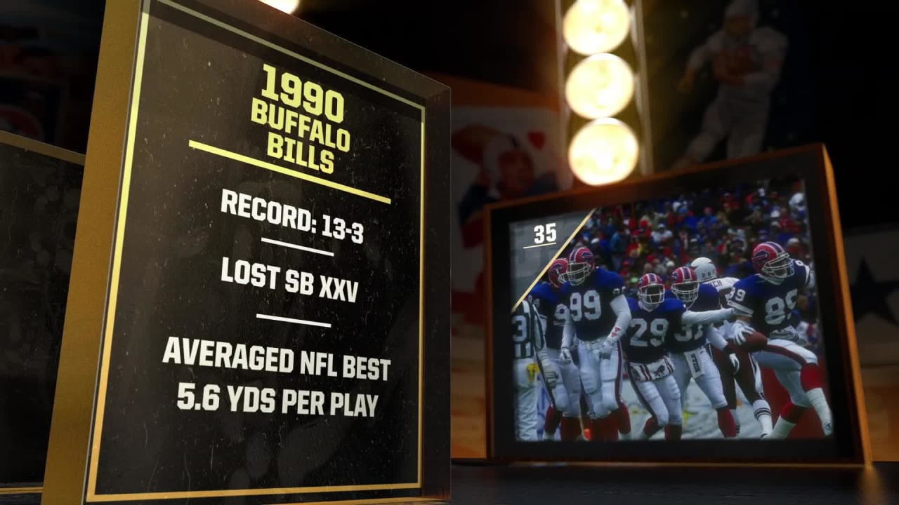 NFL 100 Greatest' Teams, No. 35: 1990 Buffalo Bills