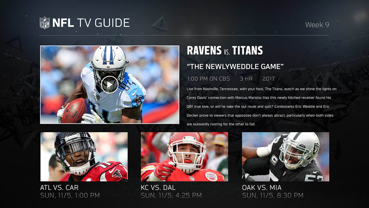 NFL Week 9 streaming guide: How to watch the Tennessee Titans