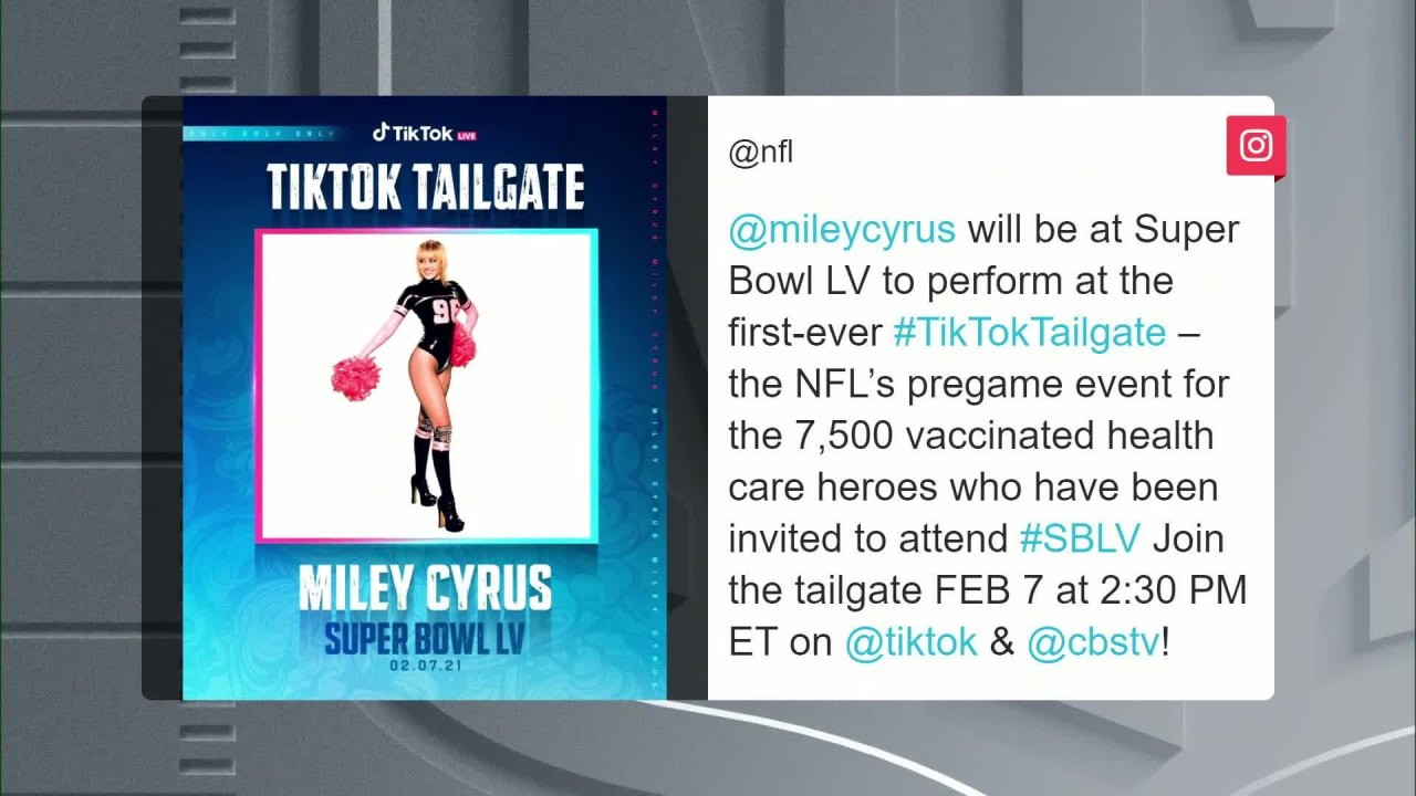 Miley Cyrus to perform at Super Bowl pregame event