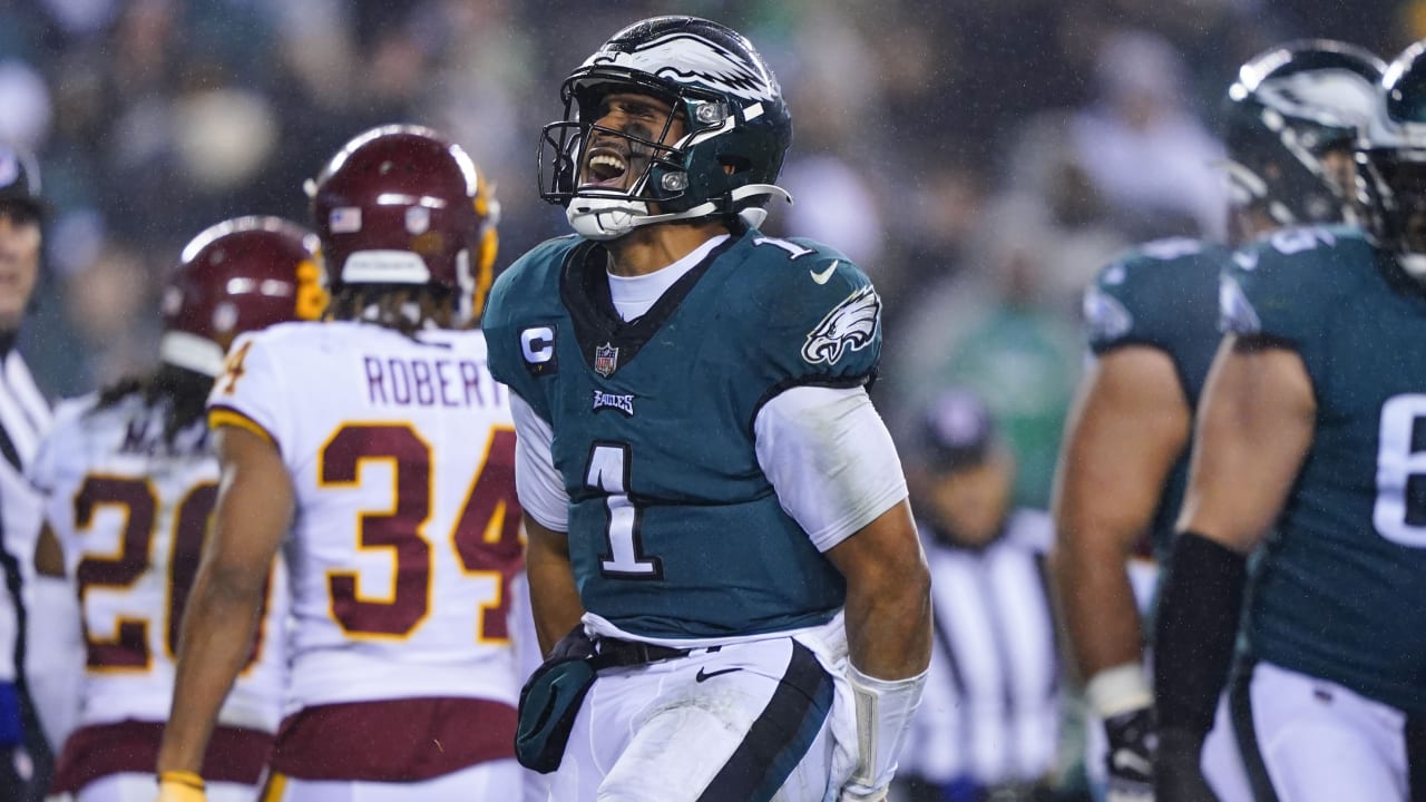 Philadelphia Eagles quarterback Jalen Hurts' second QBsneak TD of game