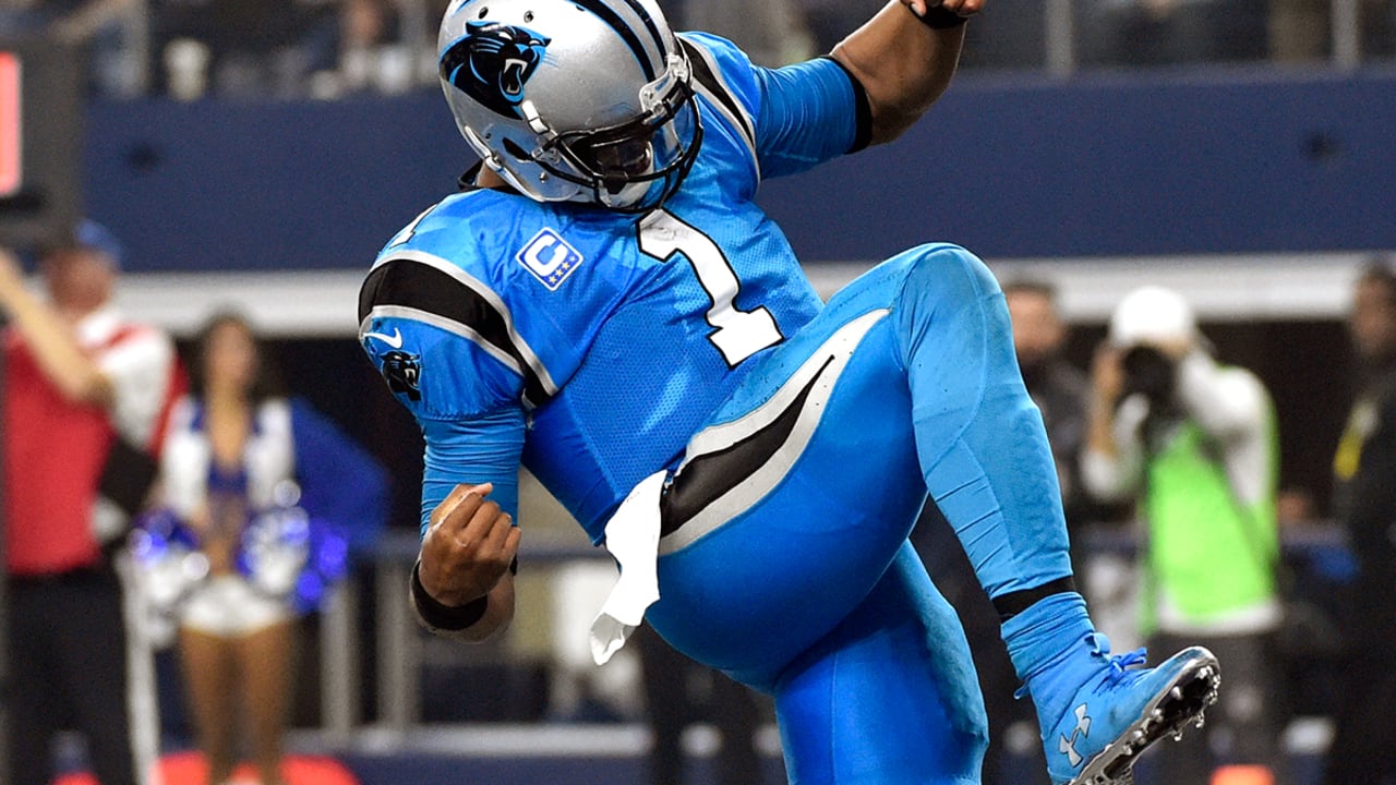 : Cam Newton Carolina Panthers Celebration Action Dab