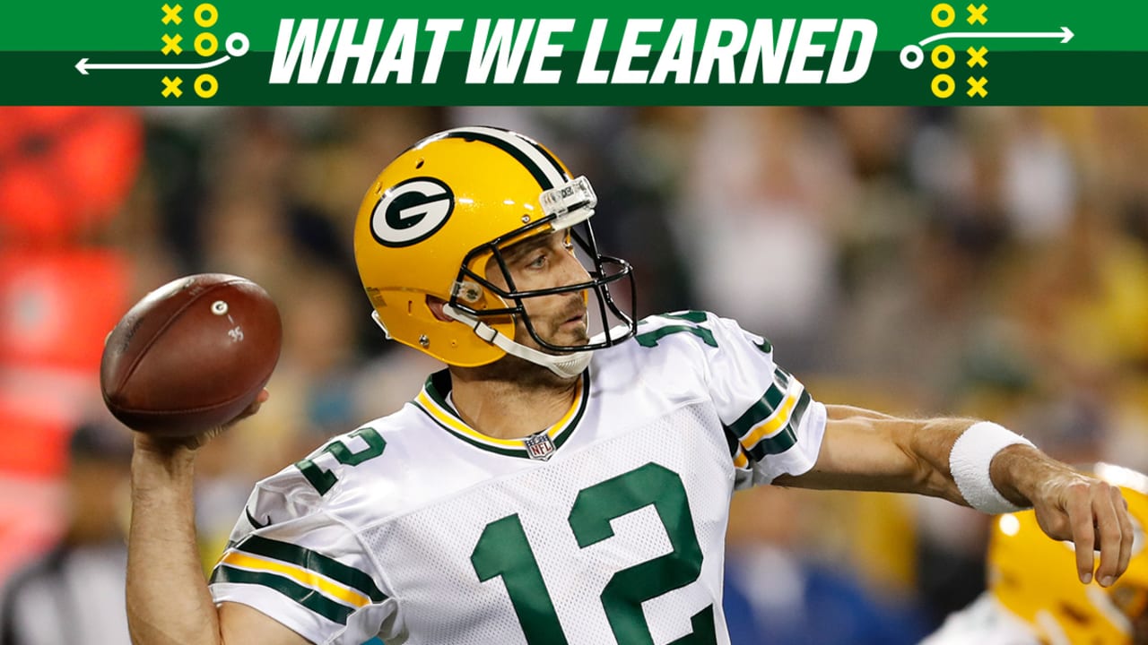 What we learned: Rodgers, Packers dominate Bears