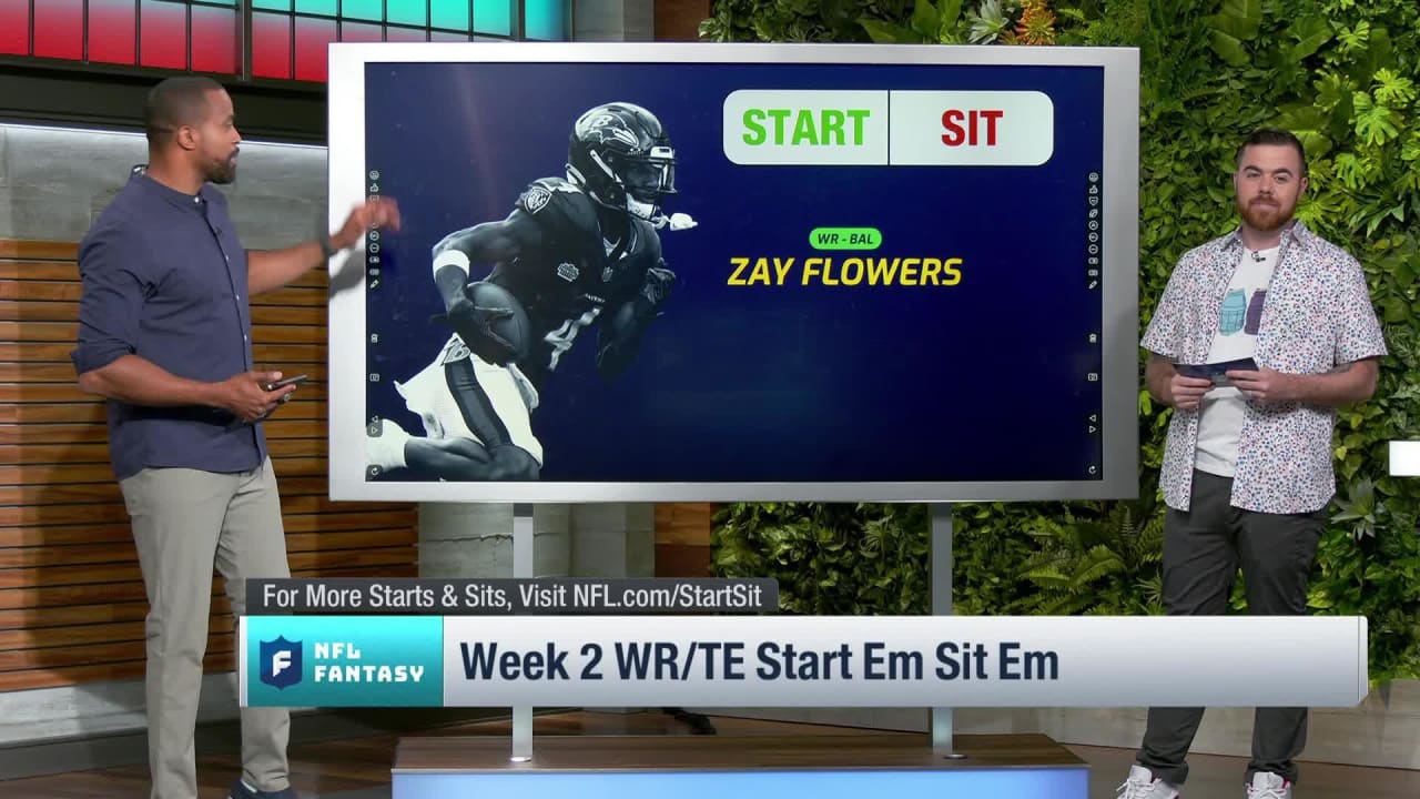 Early Fantasy Football Start 'Em, Sit 'Em Picks for Week 2: Zay Flowers,  Travis Etienne, and Others
