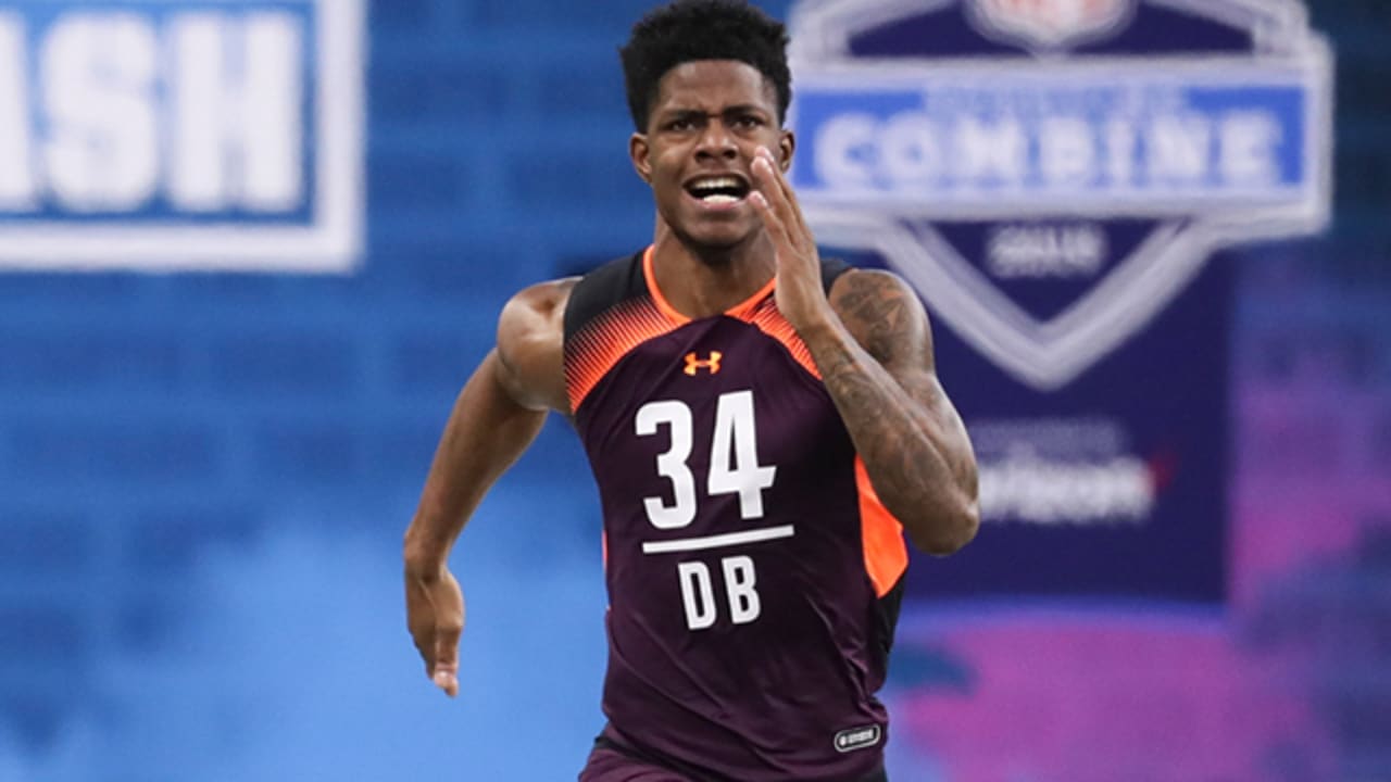 LSU cornerback Greedy Williams runs an official 4.37 40yard dash at