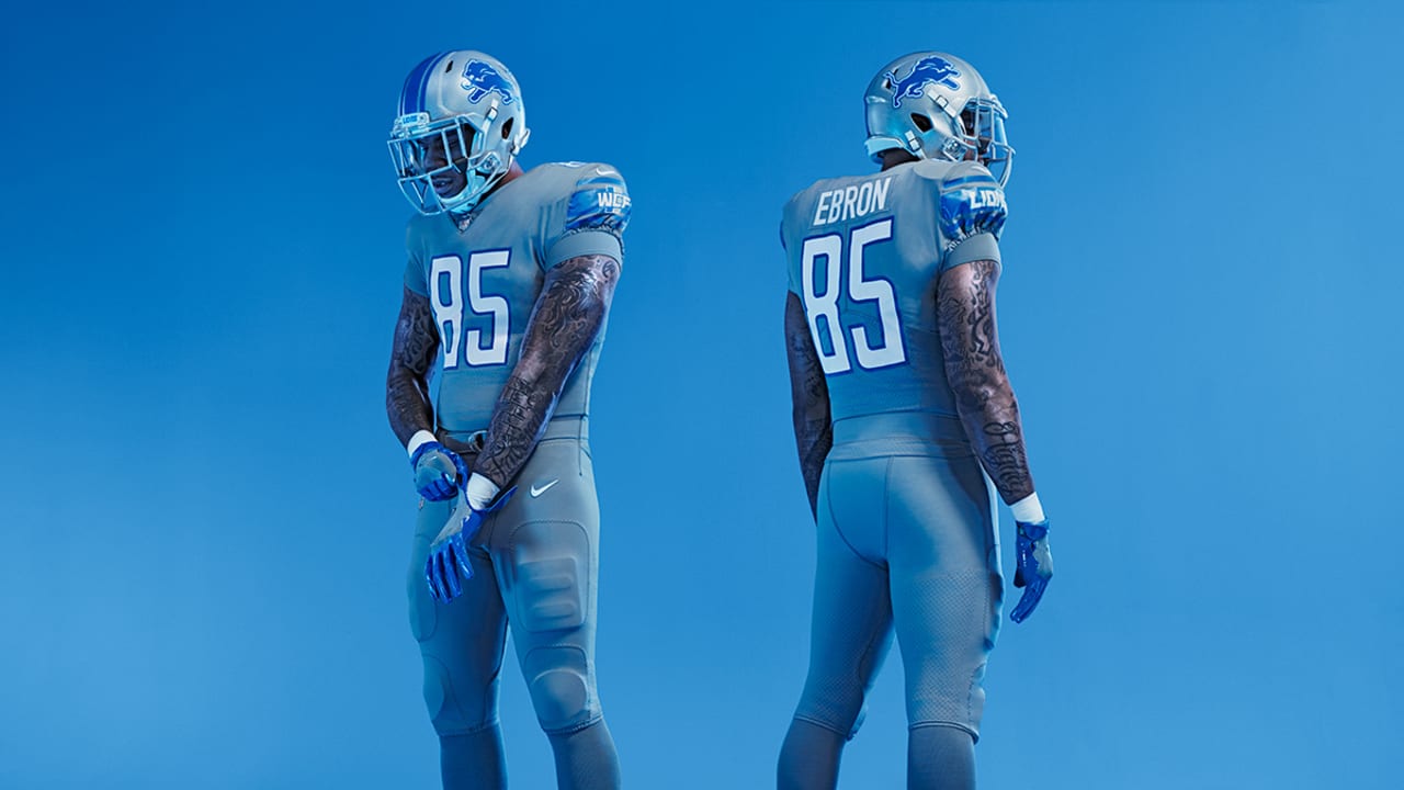 lions all blue uniforms