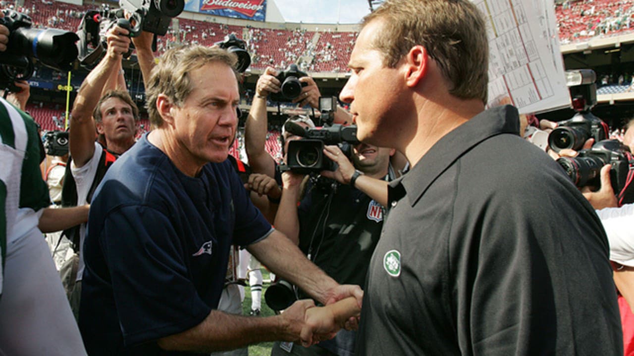 New England Patriots head coach Bill Belichick's most memorable postgame handshakes