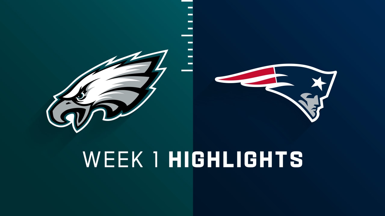 Philadelphia Eagles vs. New England Patriots highlights Week 1