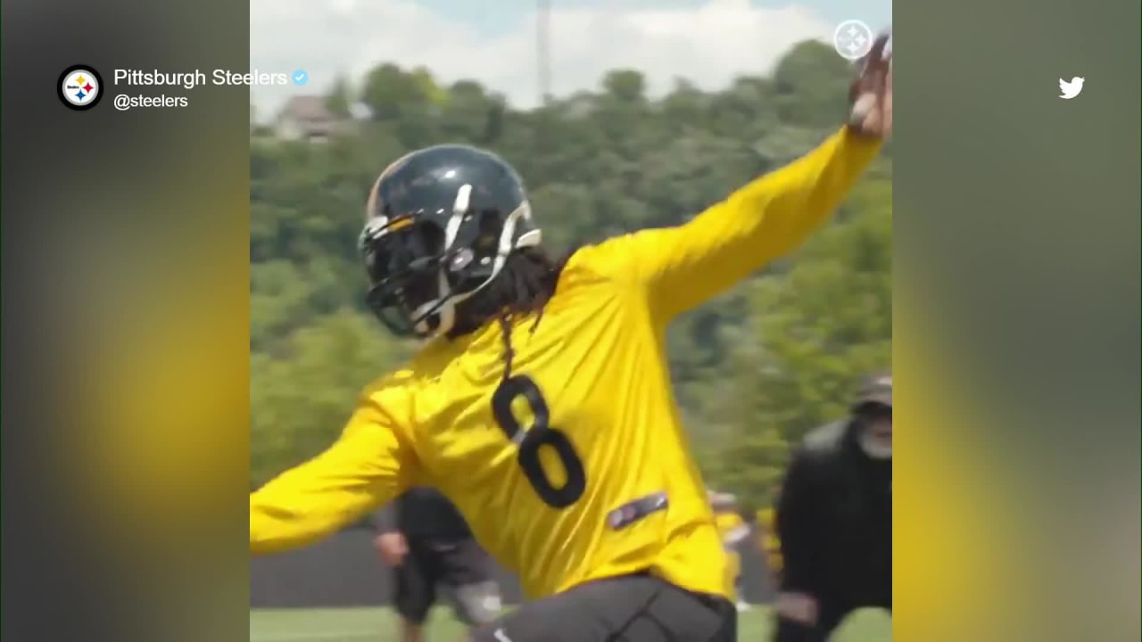 First look at Steelers DE Melvin Ingram in No. 8 jersey at