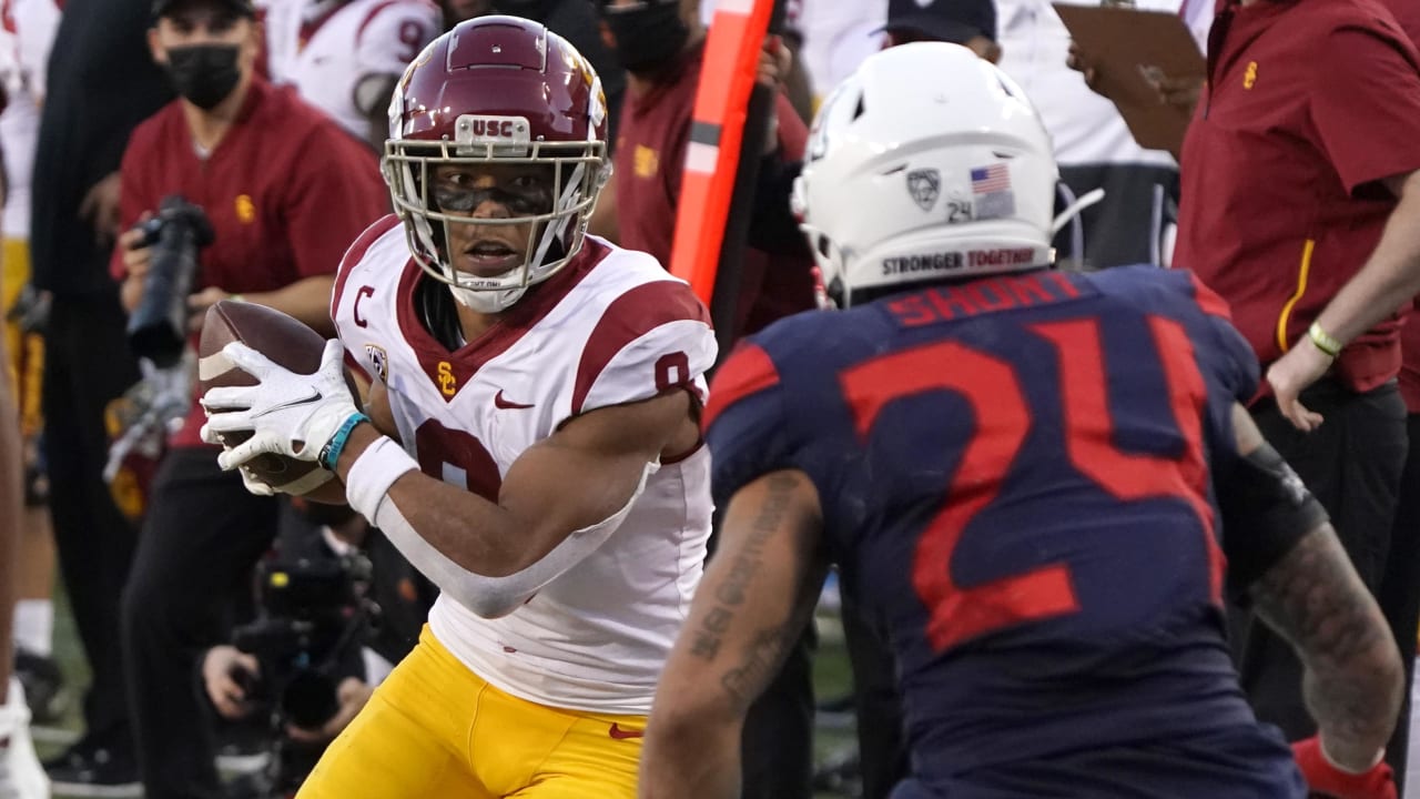 USC WR Amon-Ra St. Brown was built (by his father) for the NFL