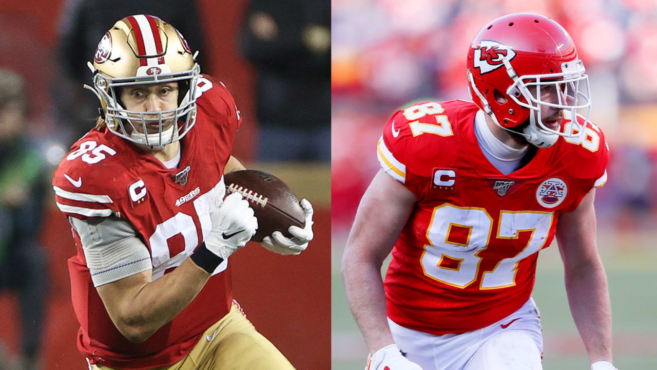 Travis Kelce among TEs: 