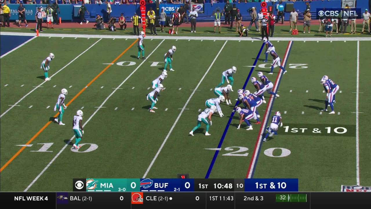 Bills vs. Dolphins: Gabe Davis caps opening drive with touchdown