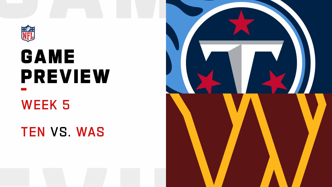 Tennessee Titans score vs Washington Commanders: Live updates NFL Week 5