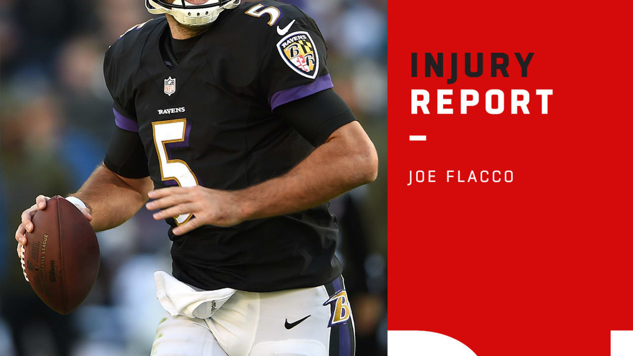 Joe Flacco: Hip injury may sideline Ravens quarterback vs. Bengals