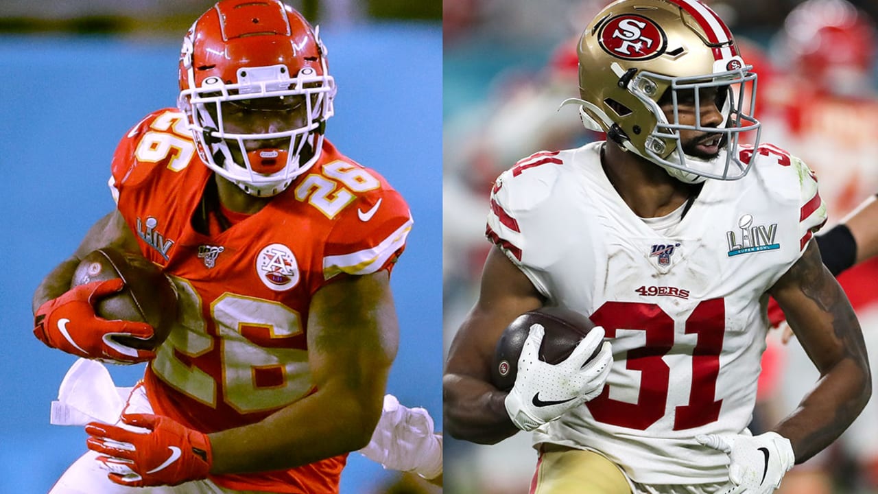 49ers' Raheem Mostert returning jersey to Chiefs' Damien Williams