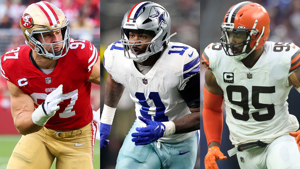 2022 NFL season's top 10 edge rushers: No. 1 spot goes to Browns' Myles  Garrett over Cowboys' Micah Parsons