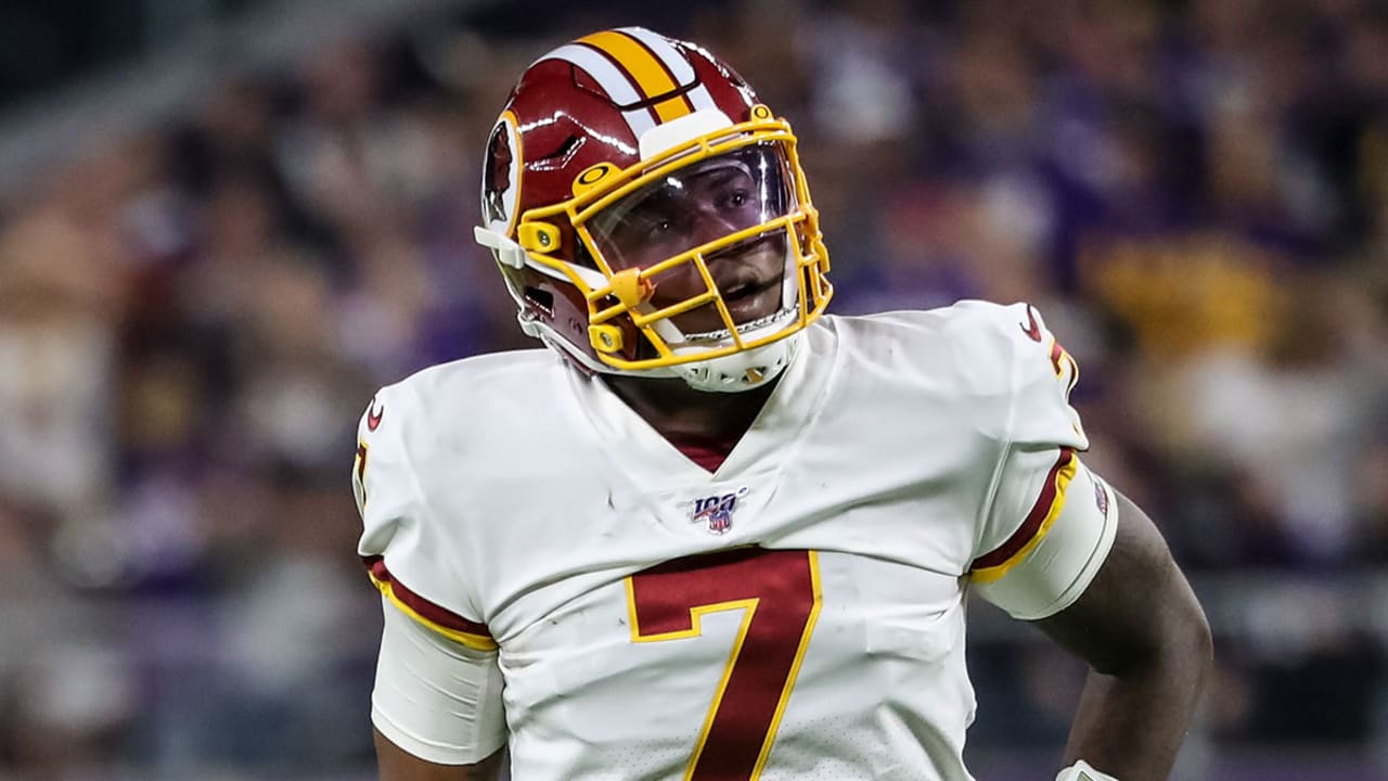 Dwayne Haskins struggles in debut after replacing Case Keenum at