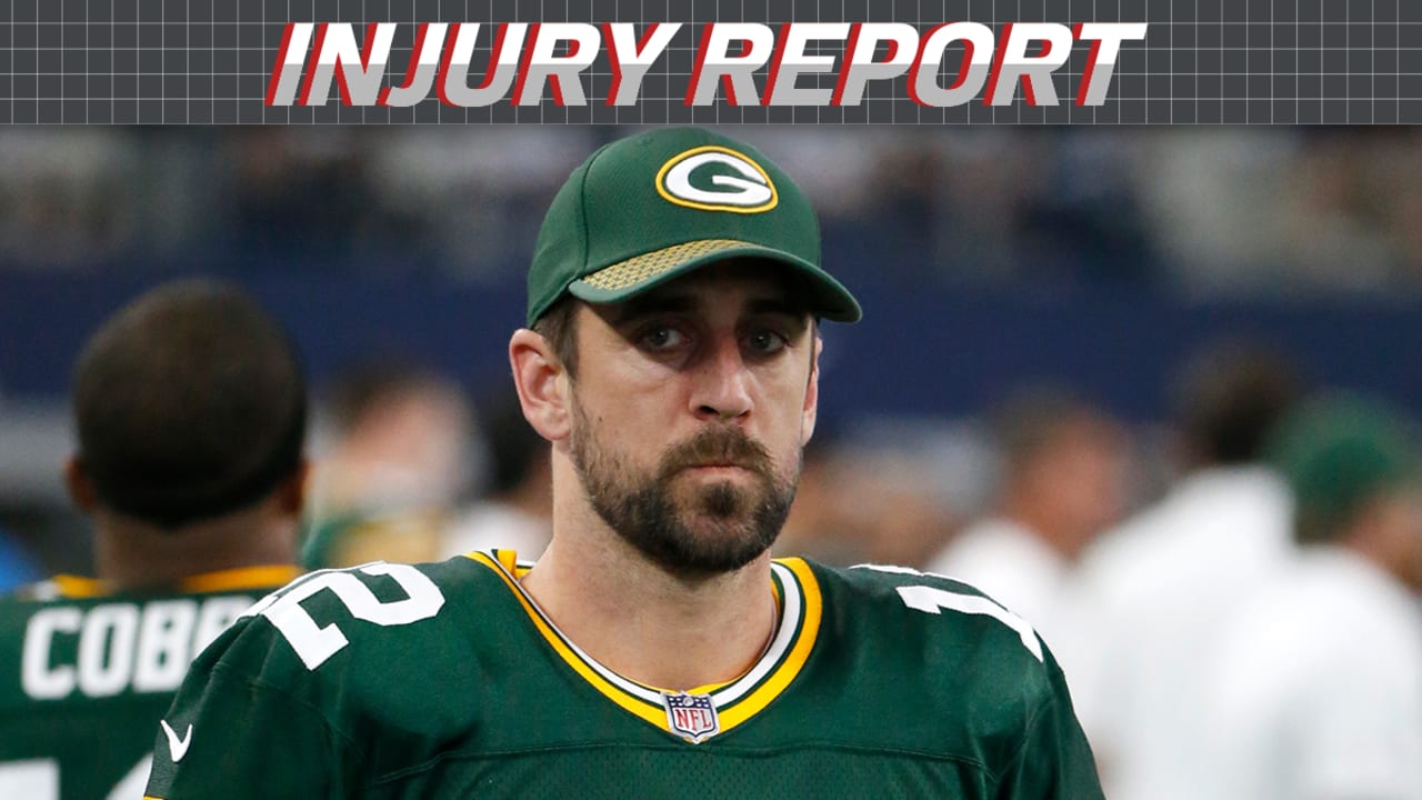 Injuries Aaron Rodgers waiting for medical clearance