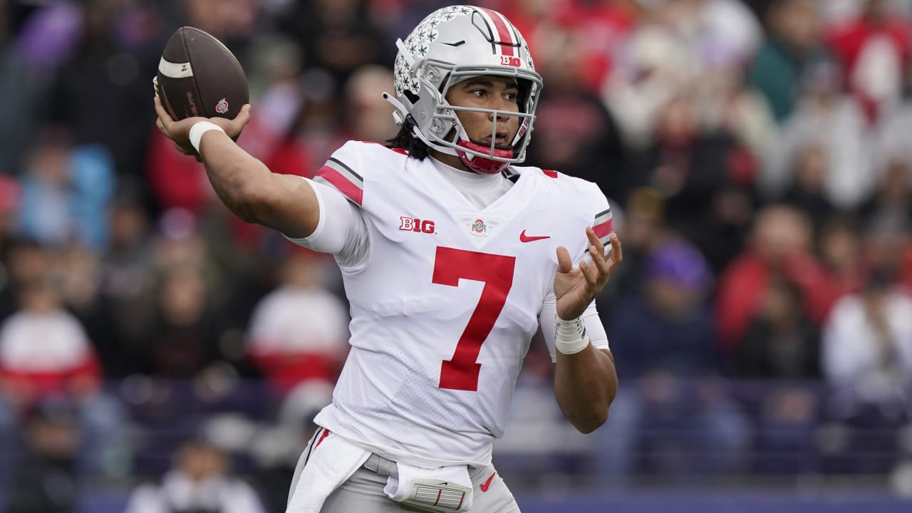 Breaking down quarterback C.J. Stroud's college highlights 2023 NFL Draft