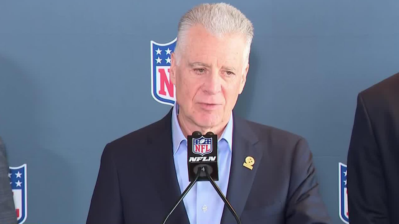 Steelers President Art Rooney holds press conference to make