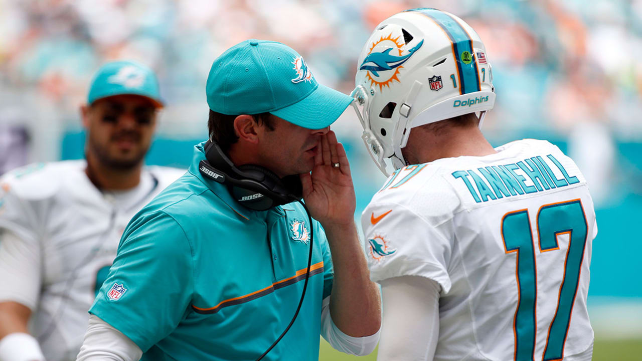 Miami Dolphins' Adam Gase 'shocked' that Ryan Tannehill finished Pats game